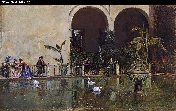 Raimundo de Madrazo y  Garreta Pool in the Alcazar of Seville (nn02)